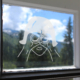 Fensteraufkleber und Wandsticker mit Fernglas